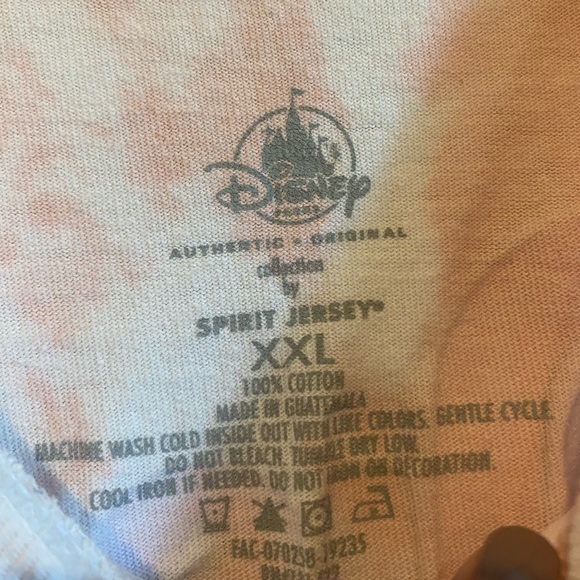 Disney Spirit Jersey Pink Tie Dye - Picture 7 of 7